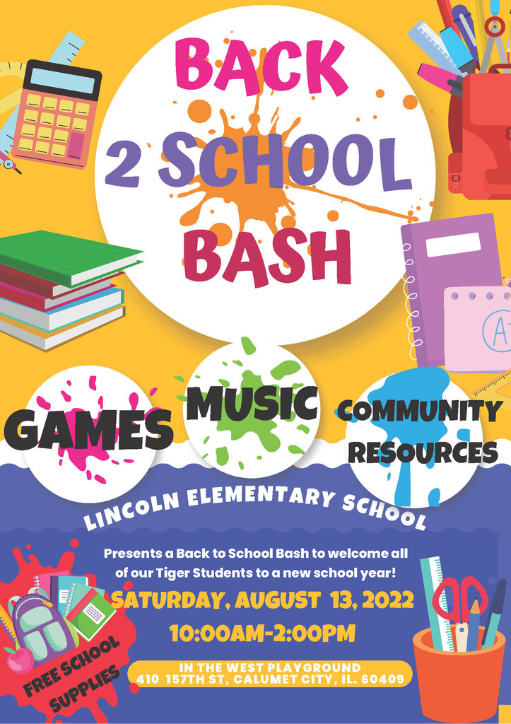 Back 2 School Bash Flyer